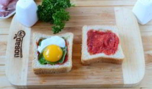 сэндвич в беконе