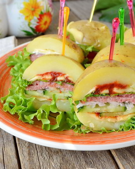 Рецепт сэндвичей из картофеля