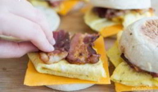 сэндвичи на завтрак