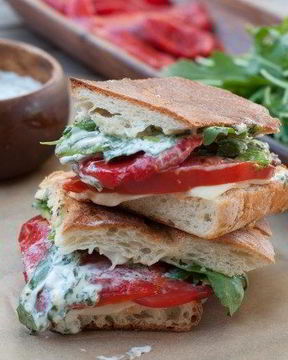 Сэндвичи с болгарским перцем