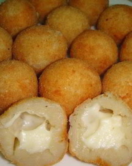 Рецепт сырных шариков в кляре