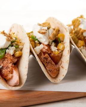 Такос с лососем