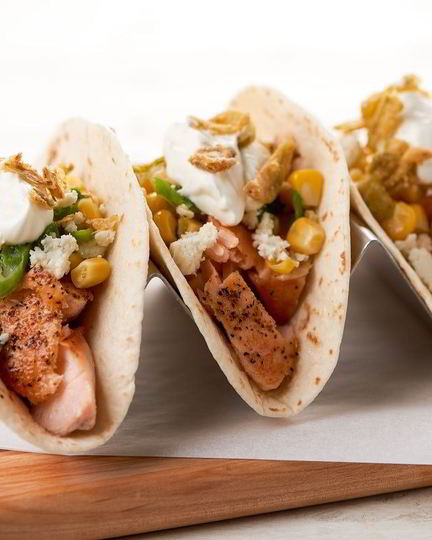 Рецепт такоса с лососем