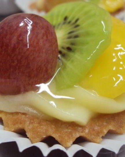 Рецепт фруктовой тарталетки к чаю