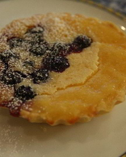 Рецепт лимонных тарталеток с голубикой