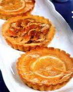 Мини-тарталетки с лимонами и апельсинами