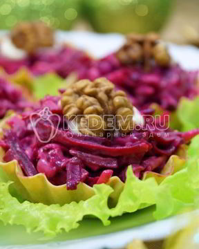 Свекла с сыром в тарталетках