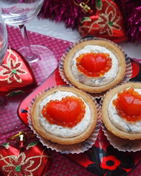 Тарталетки Красное сердце