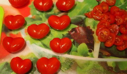 тарталетки красное сердце