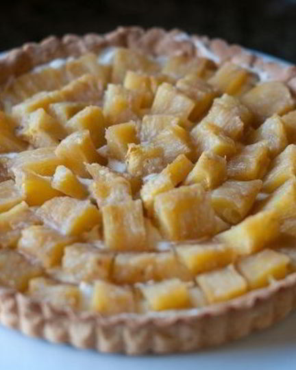 Рецепт тарталеток с ананасом и сыром