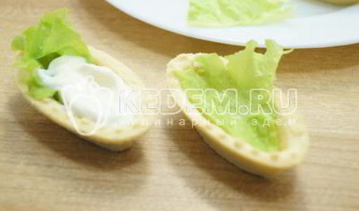 тарталетки с икрой