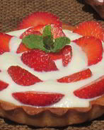 Тарталетки с клубникой и белым шоколадом