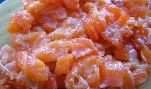 тарталетки с красной рыбой