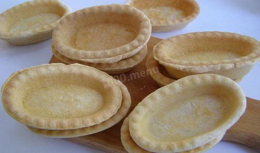 тарталетки с красной рыбой