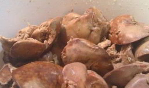 тарталетки с куриной печенью