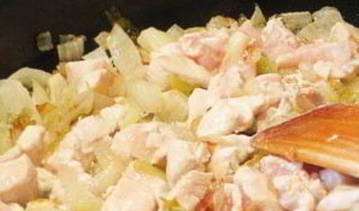 тарталетки с курицей и грибами