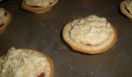 тарталетки с лимонным франжипаном