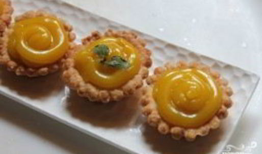 тарталетки с лимоном