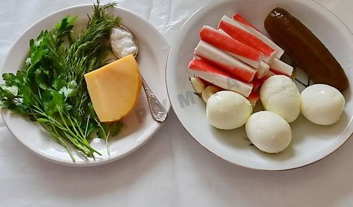 тарталетки с начинкой из крабовых палочек