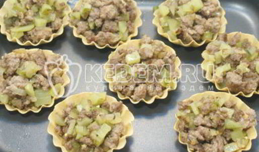 тарталетки с начинкой новогодний сюрприз