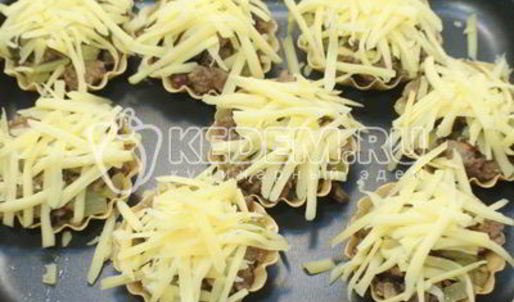 тарталетки с начинкой новогодний сюрприз