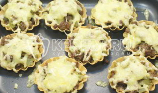 тарталетки с начинкой новогодний сюрприз