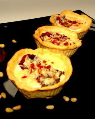 Тарталетки с сыром Джюгас