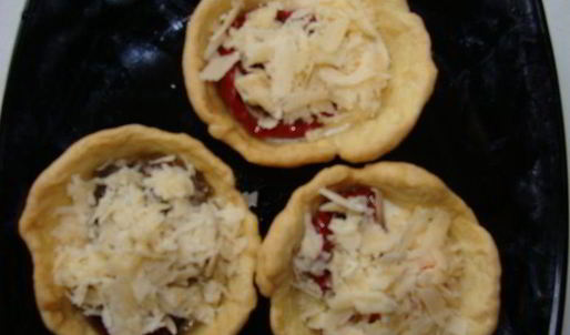 тарталетки с сыром джюгас