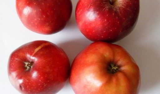 тарталетки с яблоками, орехами и крем-фрешем