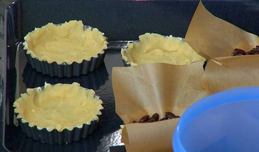 тарталетки с земляничным кремом