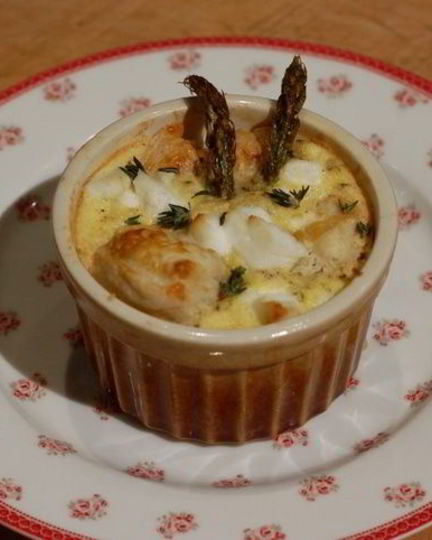 Рецепт тарталеток со спаржей, розмарином и сыром