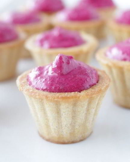 Рецепт тарталеток со свекольным муссом и сельдью