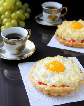 Тарталетки Солнышко в облаках