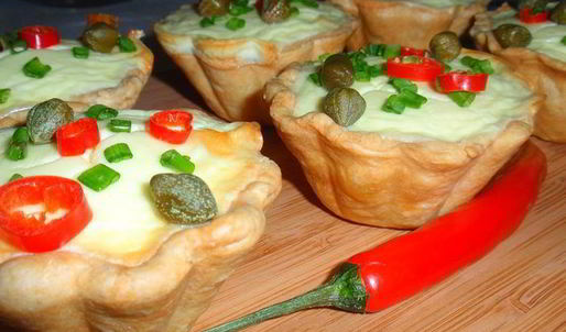 творожные тарталетки с огоньком