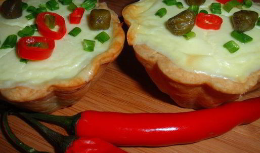 творожные тарталетки с огоньком