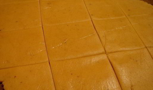 тыквенные-имбирные тарталетки из домашнего печенья