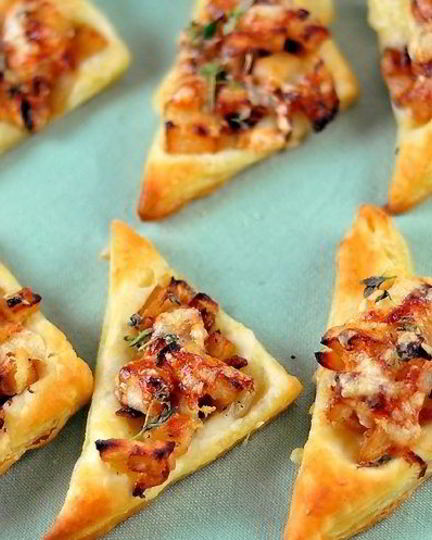 Рецепт яблочно-луковых тарталетки