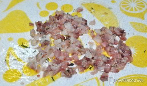 закуска с селедкой и свеклой в тарталетках