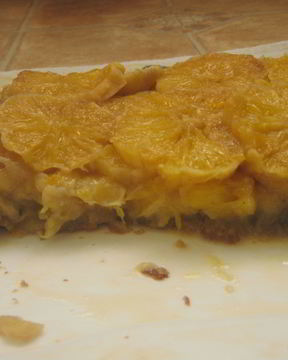 Апельсиново-банановый тарт татен
