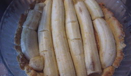 бананово-карамельный тарт