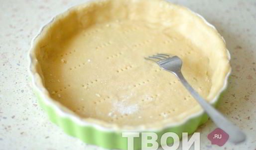 кремовый тарт с малиной