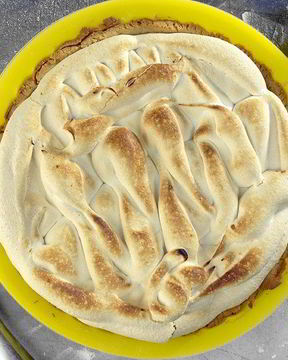 Лимонный тарт с меренгой