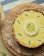 Лимонный тарт с миндалем