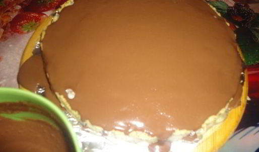 маковый тарт с творожным суфле и ганашем