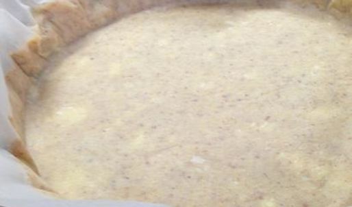 миндальный тарт с лимонным пудингом