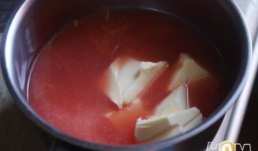 миндальный тарт с шоколадно-грейпфрутовым кремом