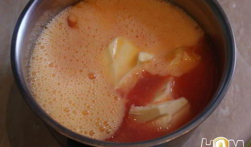 миндальный тарт с шоколадно-грейпфрутовым кремом