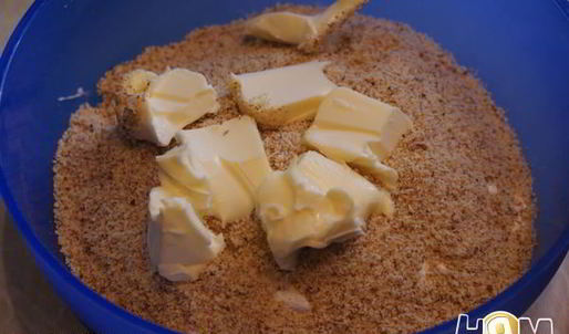 миндальный тарт с шоколадно-грейпфрутовым кремом