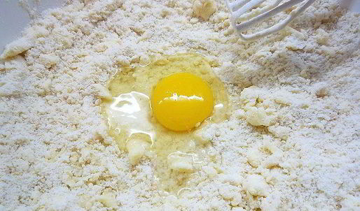 миндальный тарт с запеченным кремом