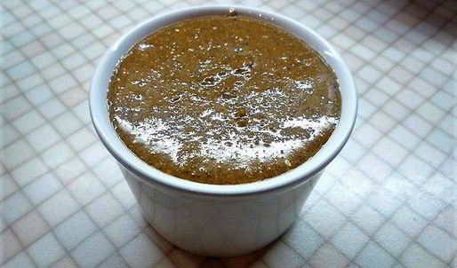 миндальный тарт с запеченным кремом